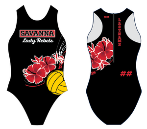 CUSTOM Savanna Zip up Hibiscus Suit RYTE Sport