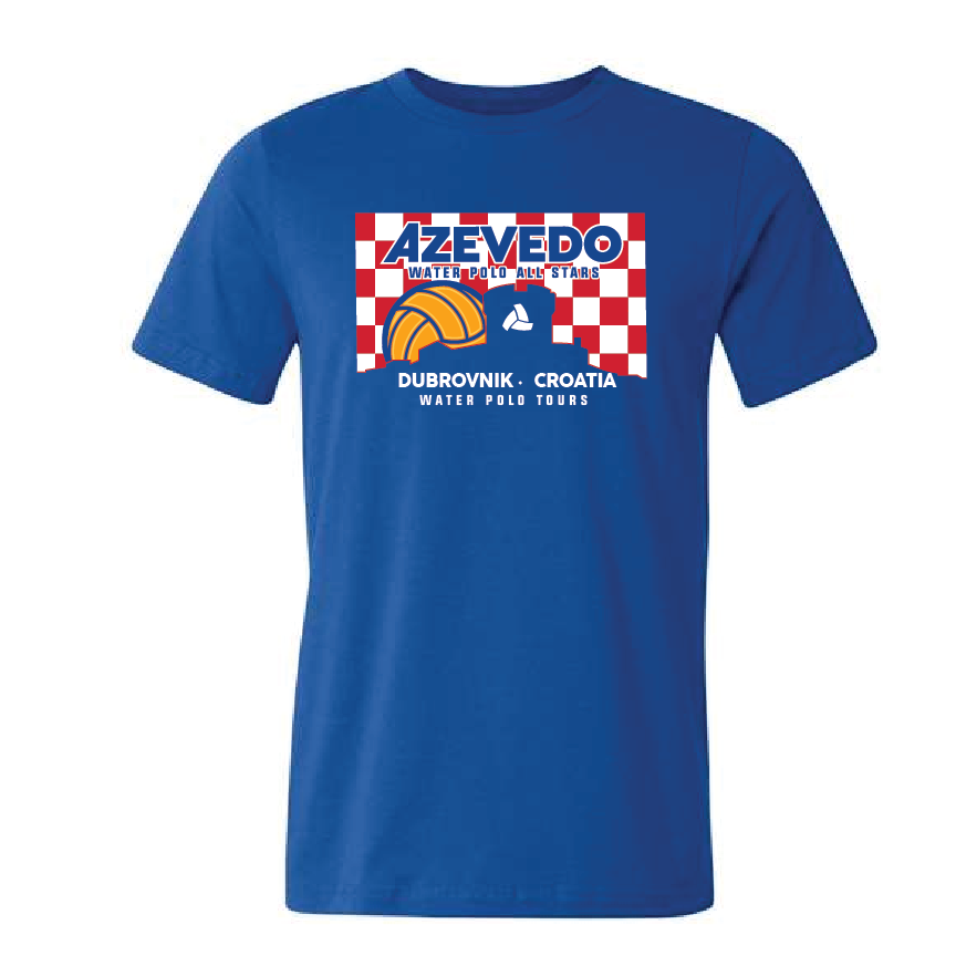 Azevedo Croatia Tee - Royal RYTE Sport