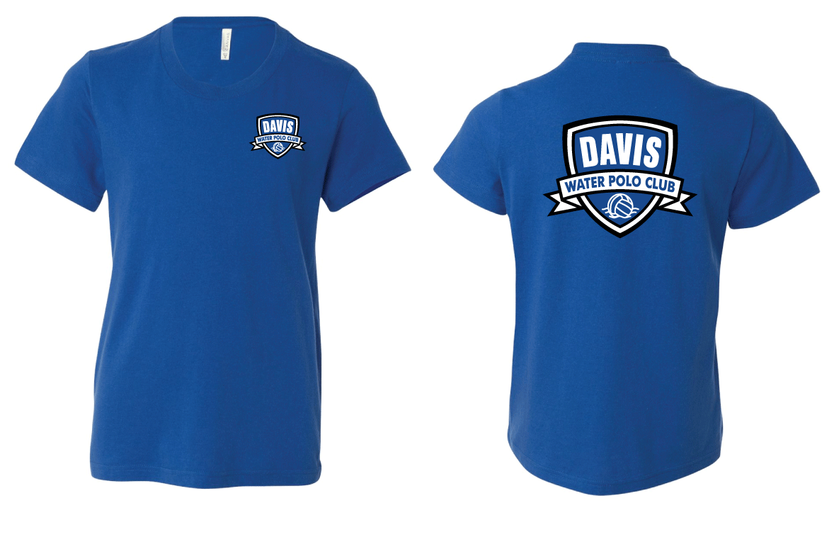 Davis Water Polo Club Youth Tee - Royal RYTE Sport