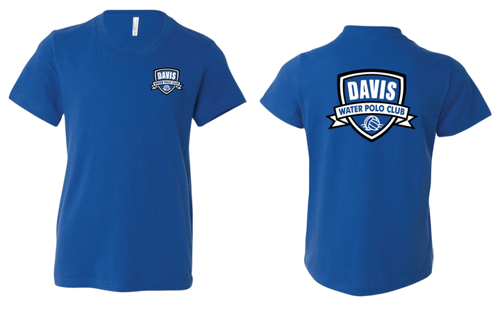 Davis Water Polo Club Youth Tee - Royal RYTE Sport