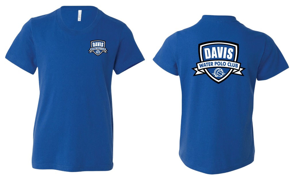 Davis Water Polo Club Youth Tee - Royal RYTE Sport