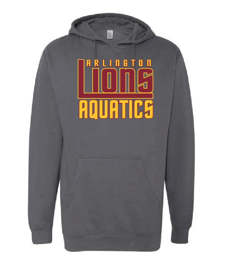 Arlington Swim Hoodie - Gunmetal RYTE Sport