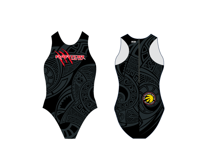 Raptor Women's Zip Water Polo suit RYTE Sport