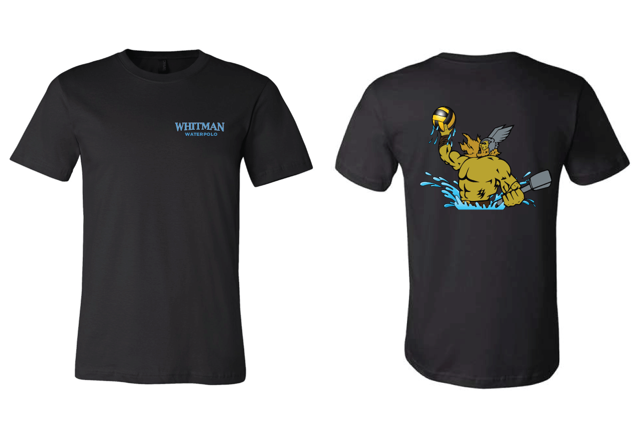 Whitman Black Tee Shirt RYTE Sport