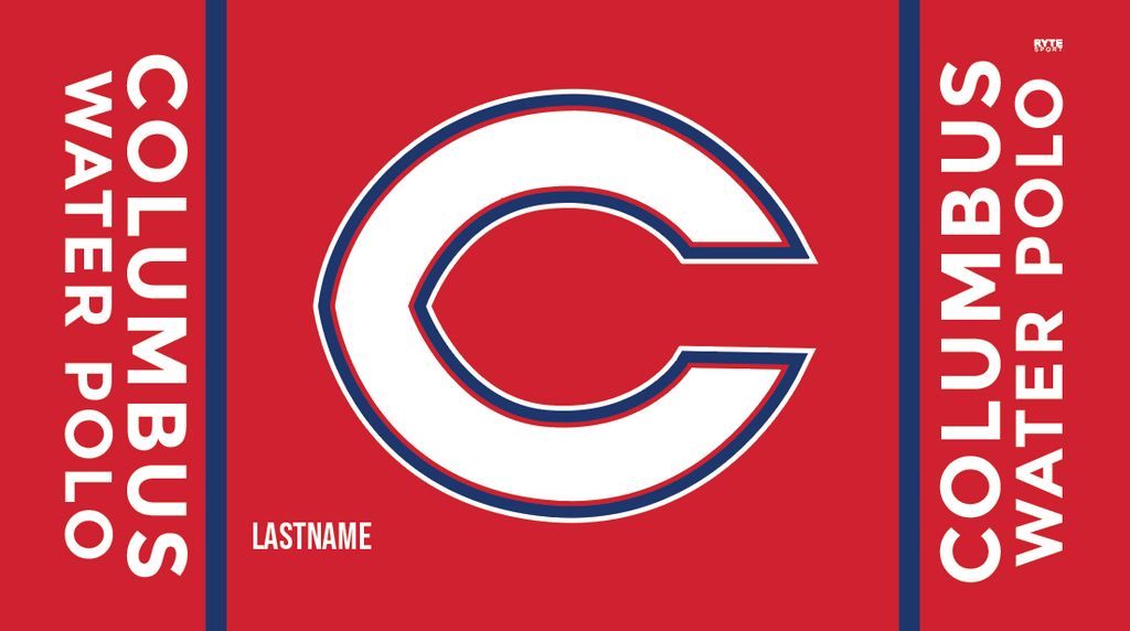 CUSTOM Columbus Water Polo Towel RYTE Sport