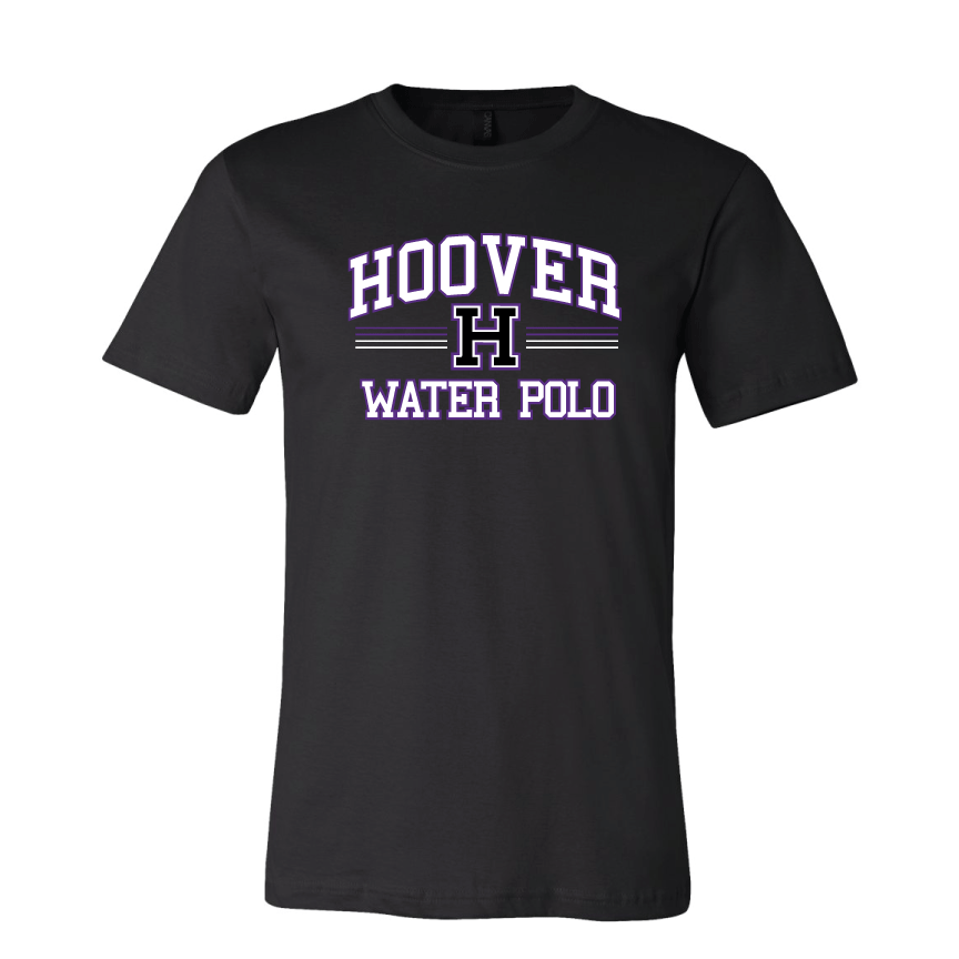 Hoover High School Boy's Water Polo Black 2021 Tee Shirt