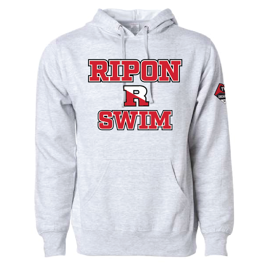 Ripon Swim Hoodie 2023 - Heather Gray RYTE Sport