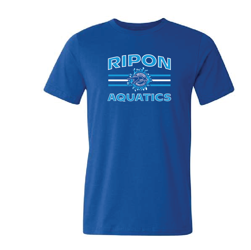 Ripon Aquatics Unisex Tee - Royal RYTE Sport