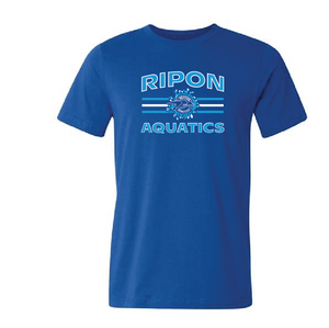 Ripon Aquatics Unisex Tee - Royal RYTE Sport