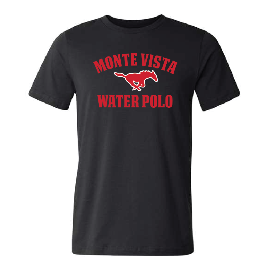 Monte Vista General Unisex Short Sleeve Tee Shirt - Black
