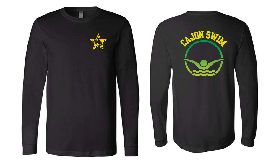 Cajon Swim Long Sleeve Tee 2024 - Black RYTE Sport