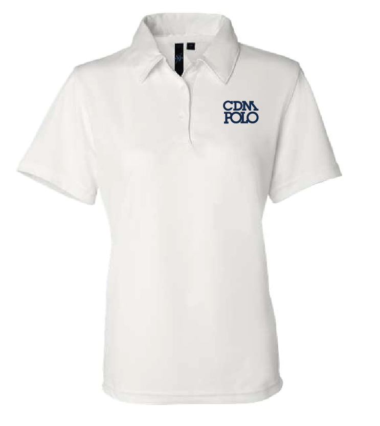 CDM Women's Polo Shirt - White