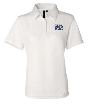 CDM Women's Polo Shirt - White