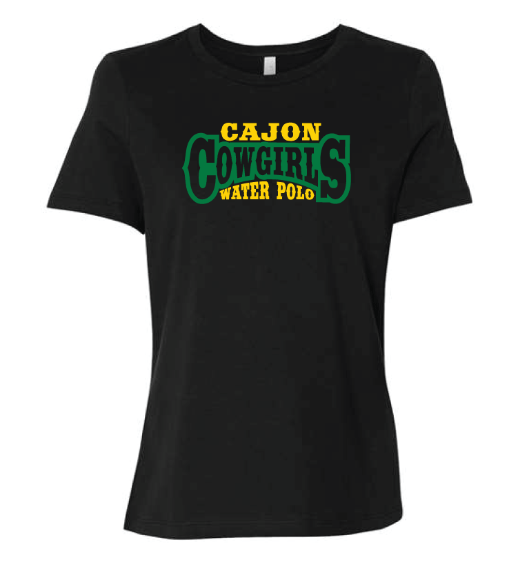 Cajon Water Polo Women's Tee - Black RYTE Sport