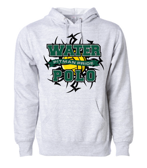Pitman Water Polo Hoodie 2023 - Heather Grey RYTE Sport