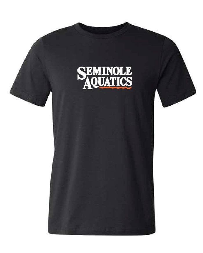 Seminole Aquatics Smaller Print - Black