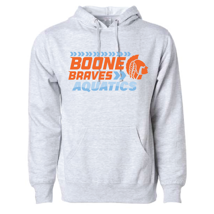 Boone Aquatics Unisex Hoodie - Heather Gray RYTE Sport