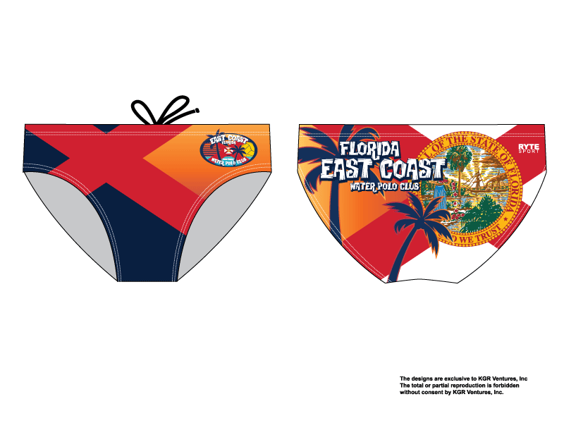 CUSTOM East Coast Water Polo Club Brief RYTE Sport