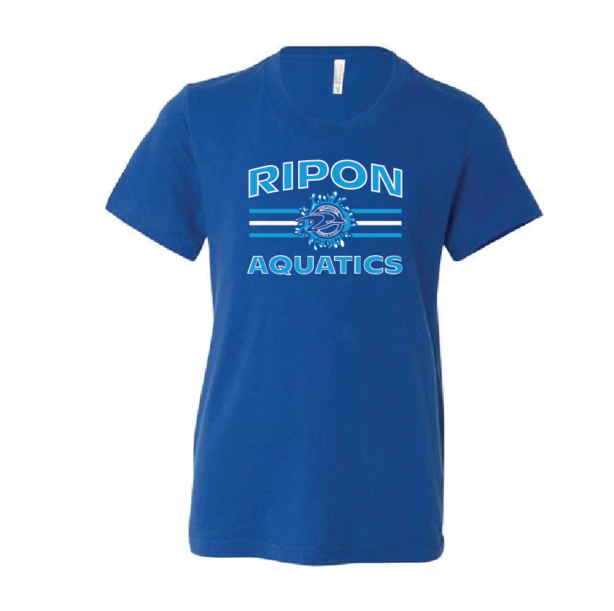 Ripon Aquatics Youth Tee - Royal RYTE Sport