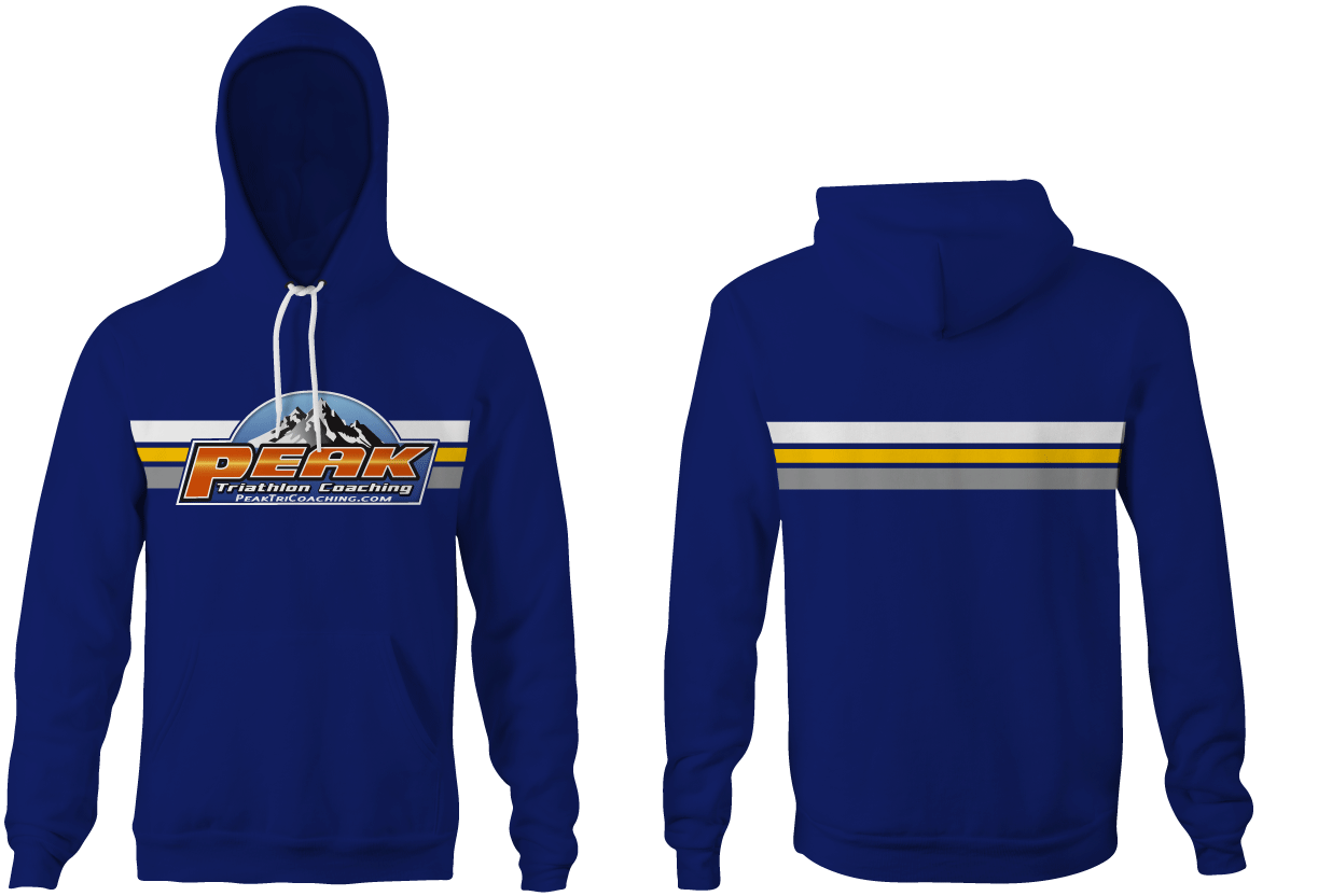Peak Triathlon Hoodie Blue RYTE Sport