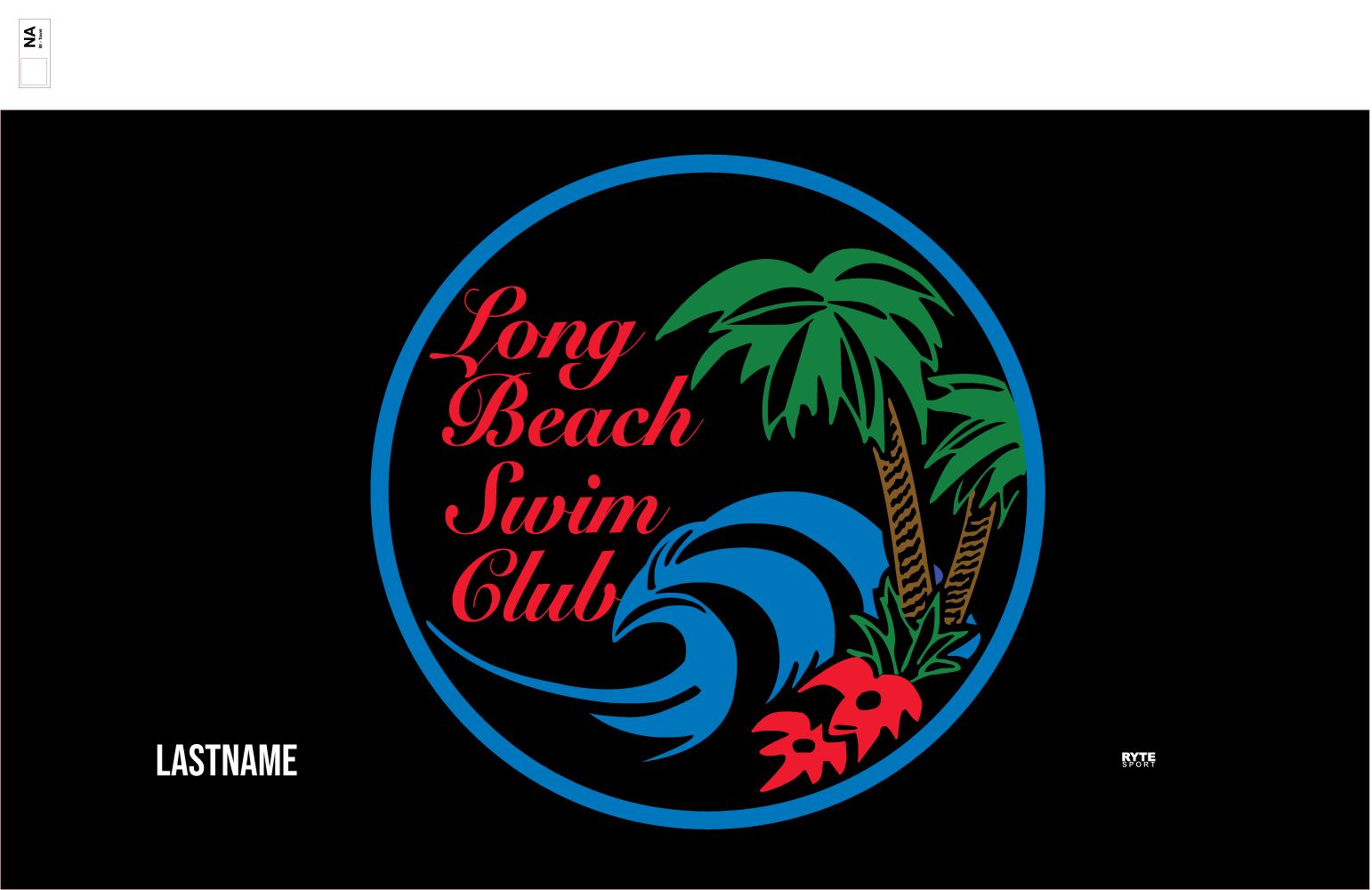 CUSTOM Beach Swim Towel RYTE Sport