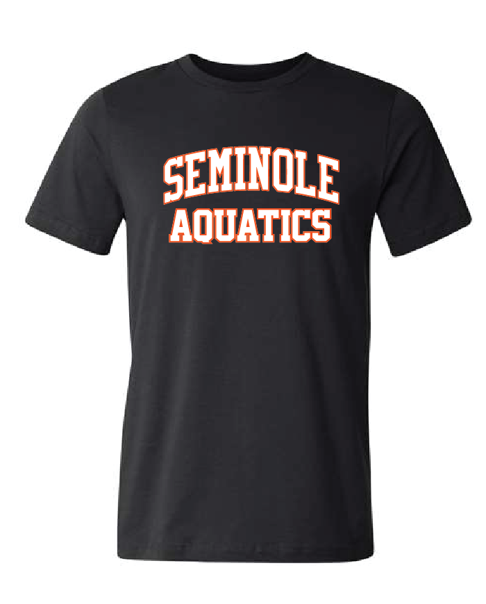 Seminole Aquatics Tee Collegiate - Black RYTE Sport
