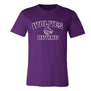 Timber Creek Dive Tee Purple