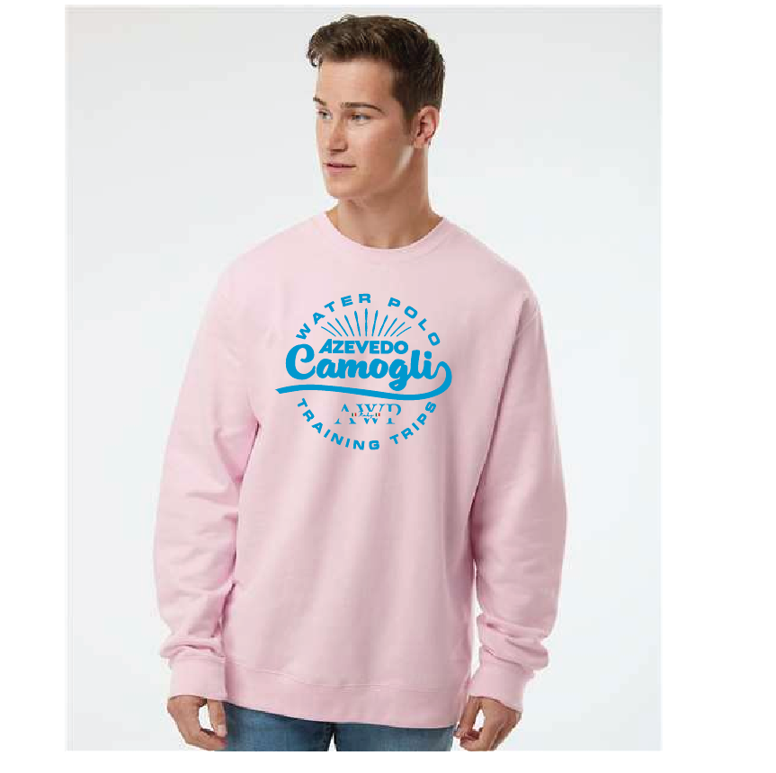 Azevedo Water Polo Trip Crewneck - Pink RYTE Sport