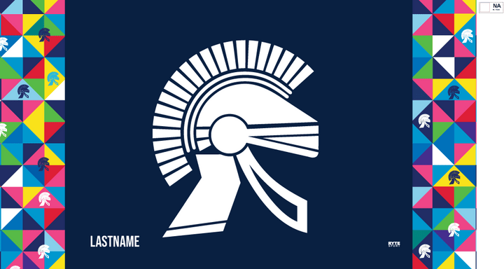 CUSTOM Trojan Aquatics Retro Towel RYTE Sport