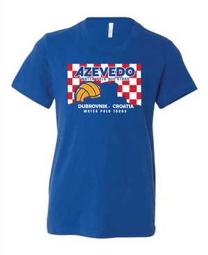 Croatia Youth Tee - Royal RYTE Sport