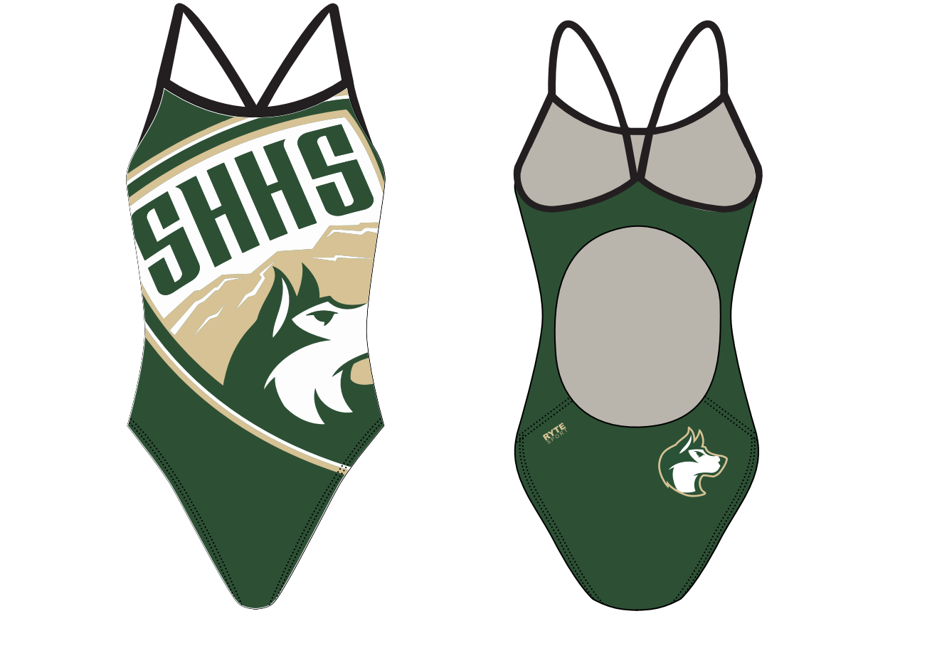 South Hills High School 2022 Women's Swim Active Back RYTE Sport