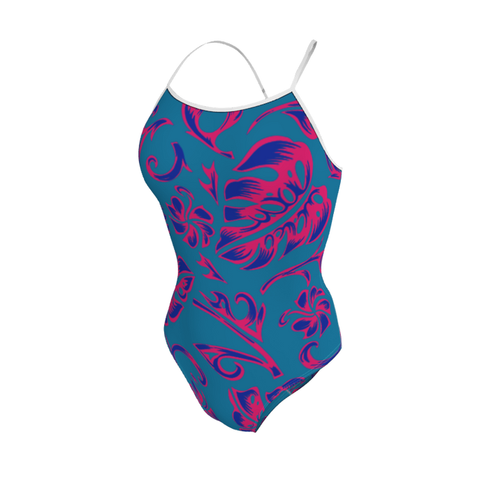 Womens Active Back Swimsuit Hawaiian Womens Active Back Swimsuit. (x 1) Custom