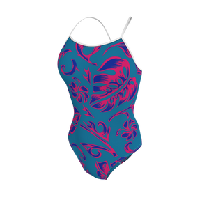 Womens Active Back Swimsuit Hawaiian Womens Active Back Swimsuit. (x 1) Custom