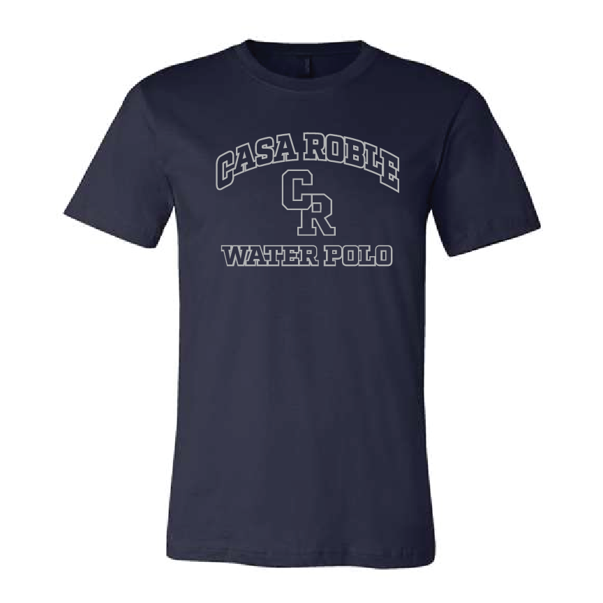 Casa Robles Water Polo Unisex Tee Shirt - Navy RYTE Sport