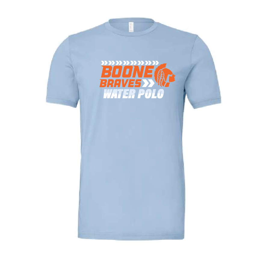Boone Water Polo Unisex Tee - Baby Blue RYTE Sport