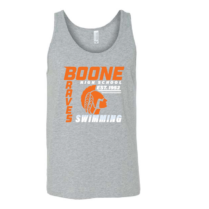 Boone Unisex Swim Tank Top - Heather Gray RYTE Sport