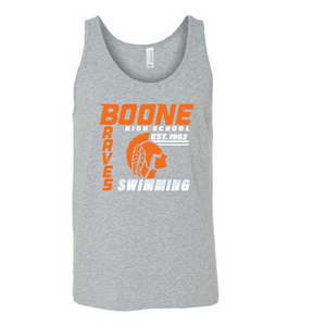 Boone Unisex Swim Tank Top - Heather Gray RYTE Sport