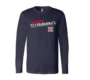 Heritage High School Swim 2021 Long Sleeve Tee RYTE Sport