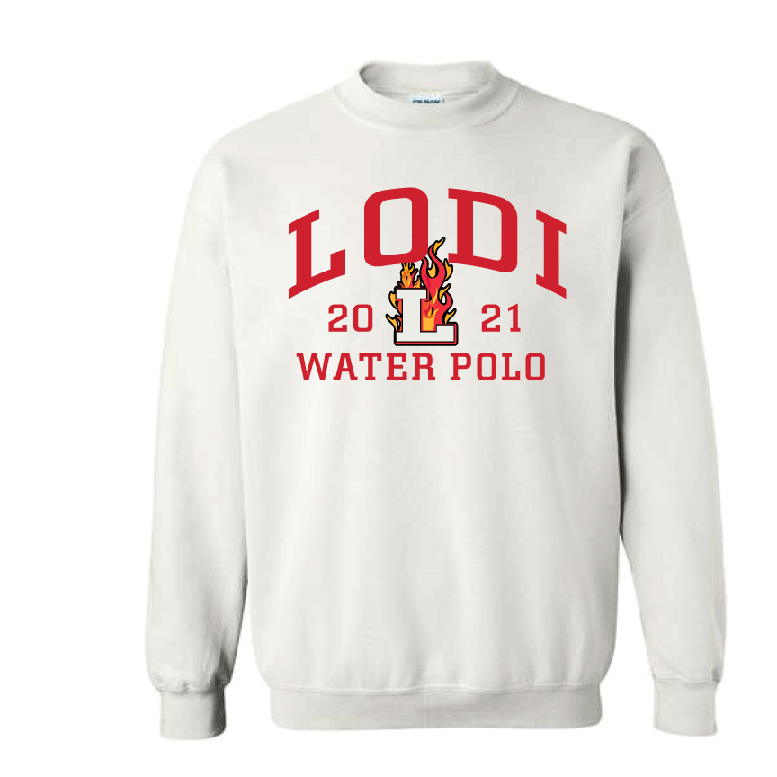 Lodi Water Polo Crewneck - White RYTE Sport