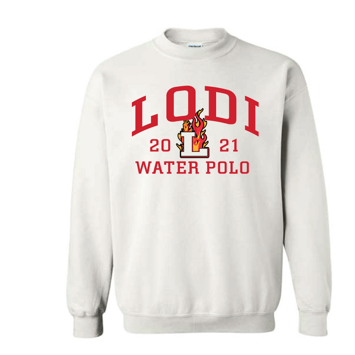Lodi Water Polo Crewneck - White RYTE Sport