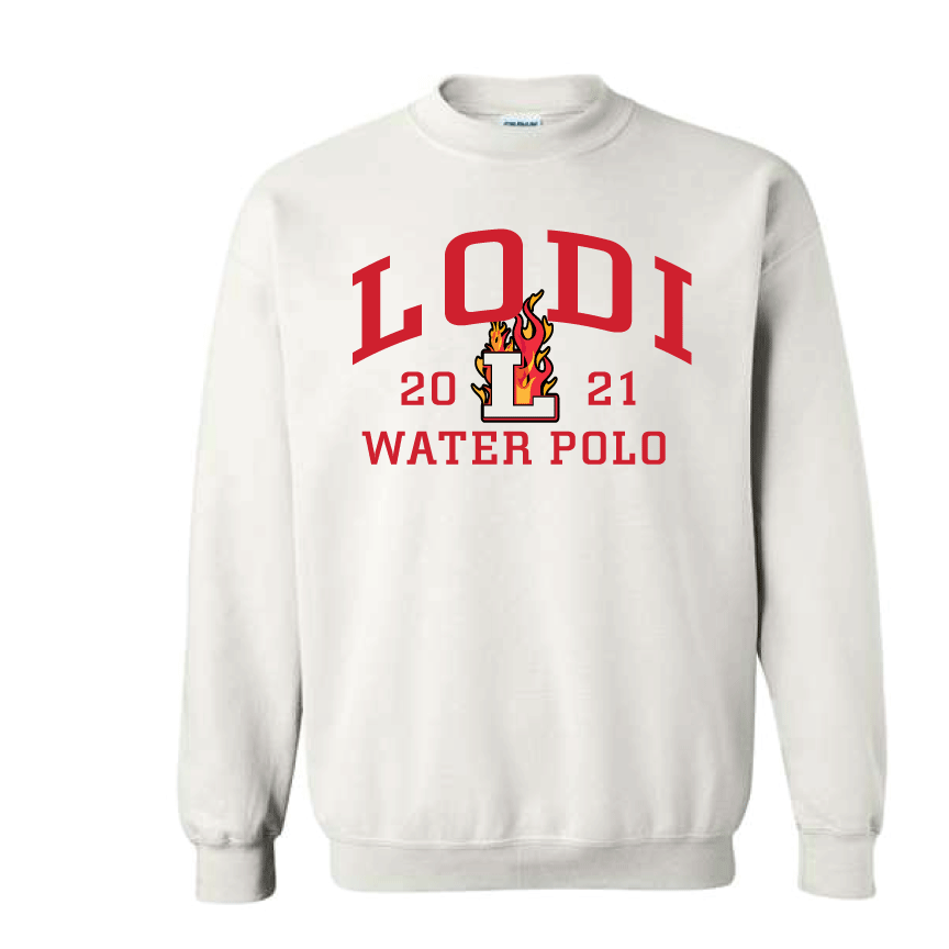 Lodi Water Polo Crewneck - White