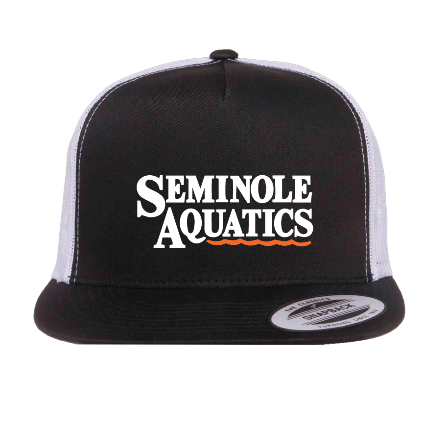 Seminole Aquatics Snapback - Black-White RYTE Sport