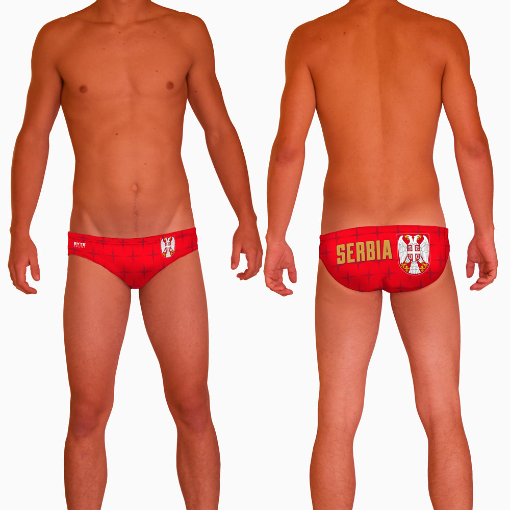 Serbia Swim and Water Polo Brief RYTE Sport