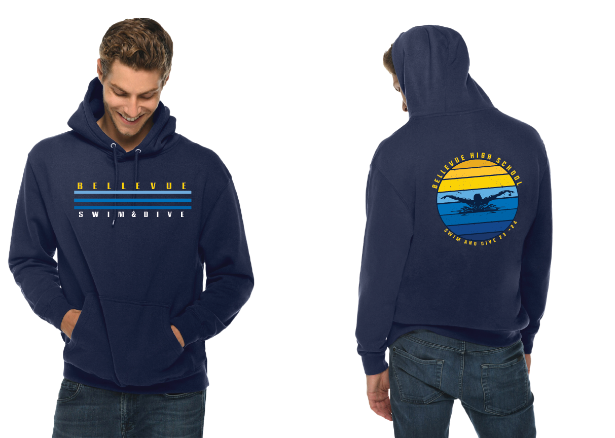Bellevue Swim Hoodie - Navy RYTE Sport