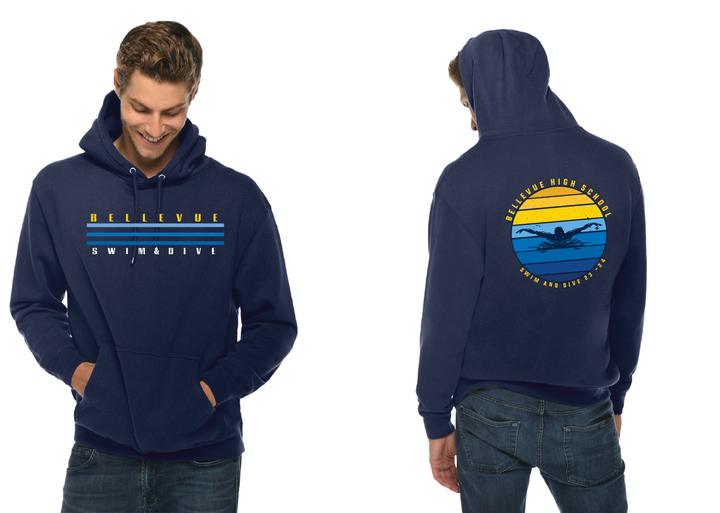 Bellevue Swim Hoodie - Navy RYTE Sport